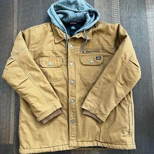 Men’s hydroshield duck hooded shirt jacket